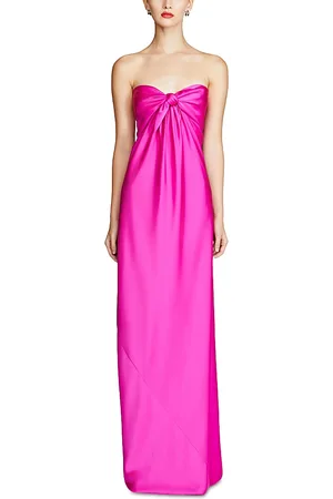 Halston Heritage Lisette Satin Gown