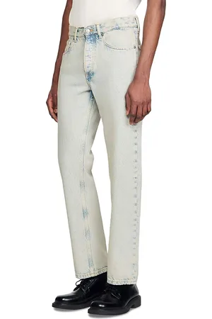 Sandro Faded Wash Classic Fit Jeans in
