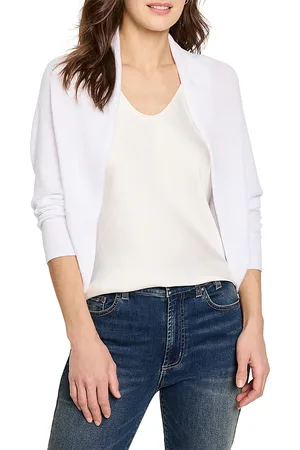NIC+ZOE Cotton Cashmere Shrug Cardigan