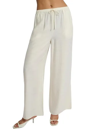 ONIA Crinkle Wide Leg Drawstring Pant