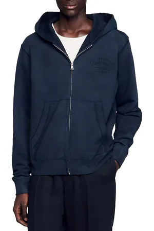Sandro Faded Zip Front Hoodie