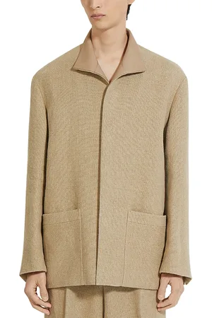 Ermenegildo Zegna Regular Fit Linen Chore Jacket