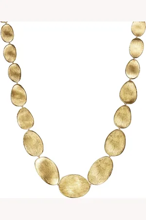 Marco Bicego 18K Yellow Engraved Lunaria Necklace, 18