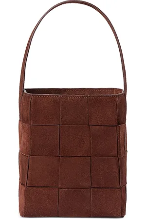 Loeffler Randall Laith Woven Leather Bucket Bag