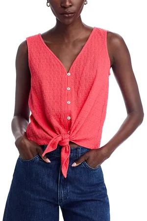 Sanctuary Vacation Tie Shell Palm Top