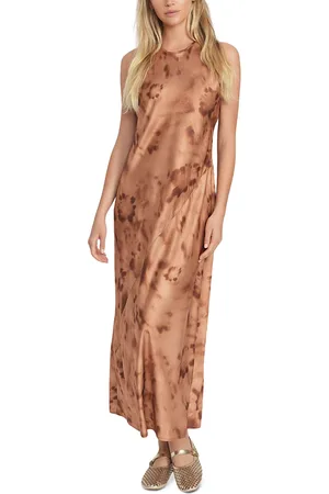 Point Satin Column Dress