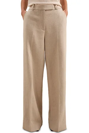 Reiss Devon Wide Leg Linen Pants