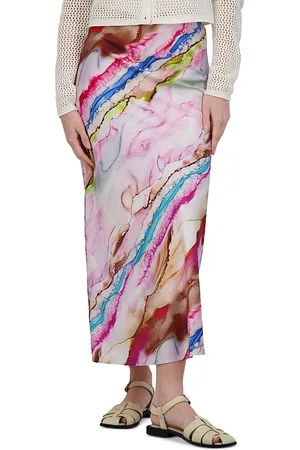 Point Satin Slip Skirt