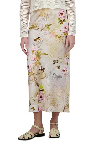 Point Satin Slip Skirt
