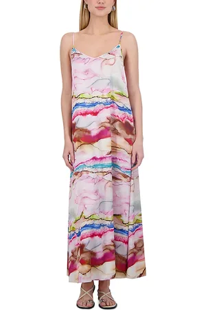 Point Satin Slip Dress