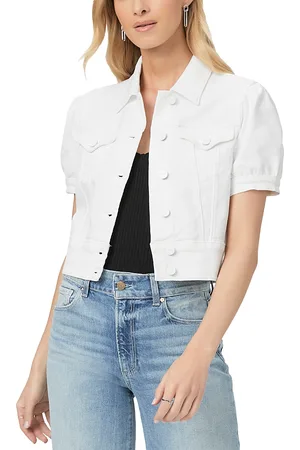 Paige Kendra Puff Sleeve Denim Jacket