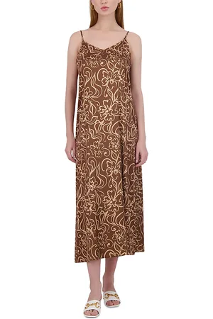 Point Satin Slip Dress