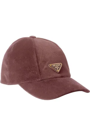 Prada Velvet Baseball Cap