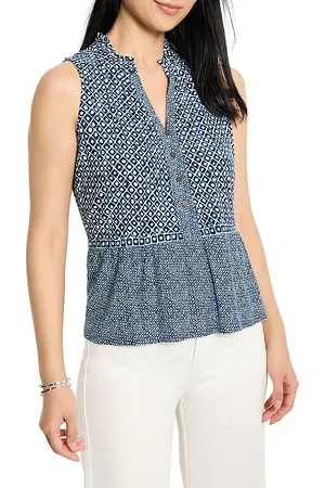 NIC+ZOE Coastal Geo Tank Top