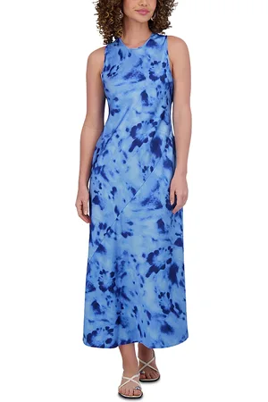 Point Satin Column Dress