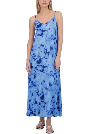 Point Satin Slip Dress