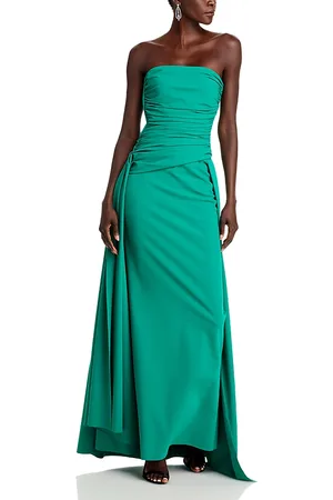 CHIARA BONI Long Strapless Gown