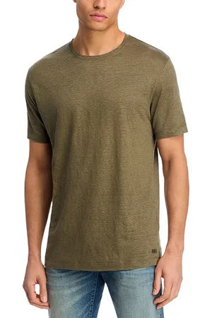 HUGO BOSS X David Beckham Taut 73 Linen Crewneck Tee in