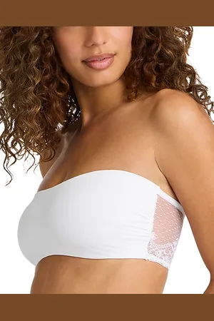 Commando Double Take Lace Bandeau Bra