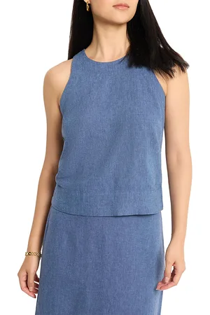NIC+ZOE Rumba Linen Pop On Tank