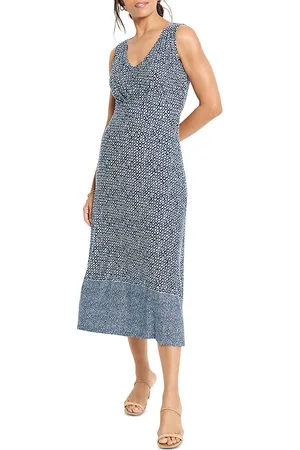 NIC+ZOE Coastal Geo Ella Midi Dress