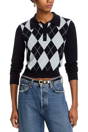 Frame The Argyle Polo Sweater