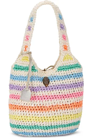 Kurt Geiger Rainbow Crochet Tote