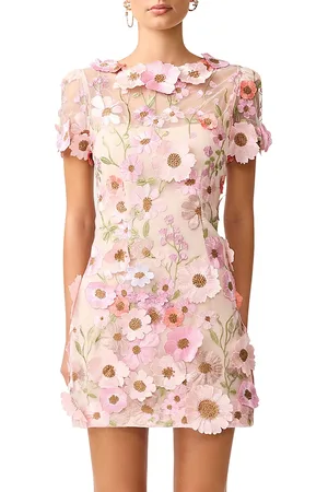 ELLIATT Elle Applique Mini Dress
