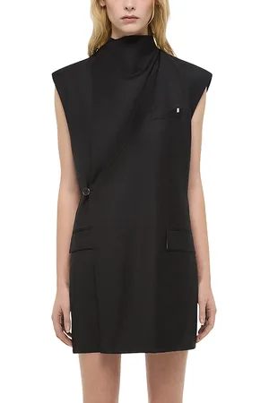 Helmut Lang Cowl Neck Blazer Dress