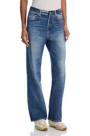 RAG&BONE Miramar Shea High Rise Relaxed Straight Leg Jeans in