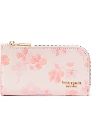 Kate Spade Devin Spring Pansies Slim Bifold Wallet