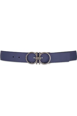 Salvatore Ferragamo Double Sided Adjustable Leather Belt