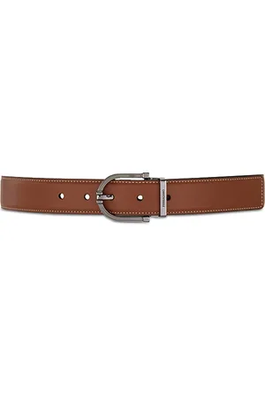 Salvatore Ferragamo Double Sided Adjustable Leather Belt