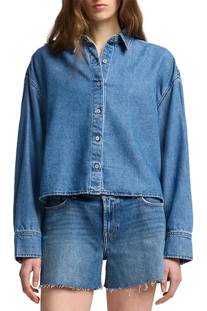 7 for all Mankind Cropped Nina Shirt