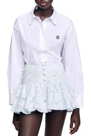 Sandro Rosane Lace Mini Skirt