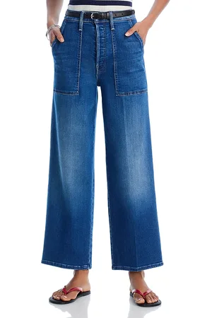 Mother The Stitch Up Maven Hover High Rise Jeans in The Bud