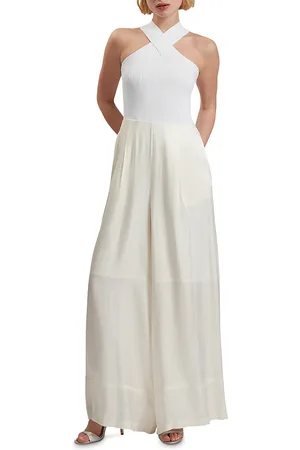 Ted Baker Baiblu Halter Neck Knit Jumpsuit