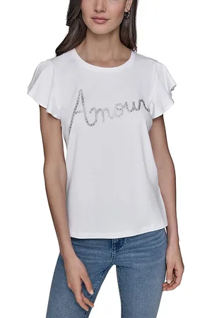 Karl Lagerfeld Crystal Amour Tee