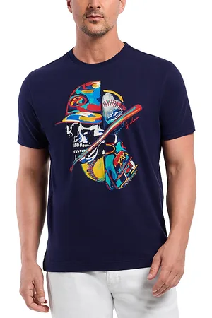 Robert Graham Skull Slugger Short Sleeve Graphic Tee