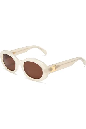 Céline Triomphe Oval Sunglasses, 52mm