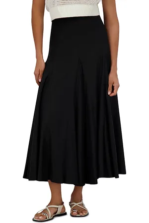 Point Linen Gore Skirt