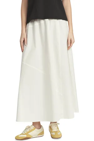 Point Poplin A Line Skirt