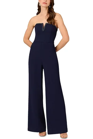 Aidan Mattox Strapless Jumpsuit