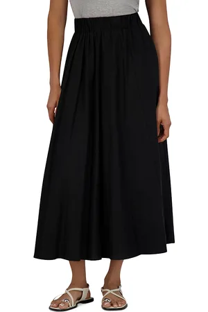 Point Linen Panel Skirt