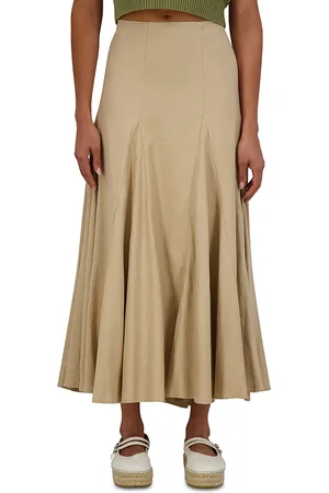 Point Linen Gore Skirt