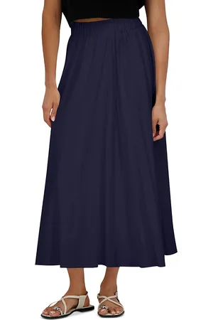 Point Linen Panel Skirt
