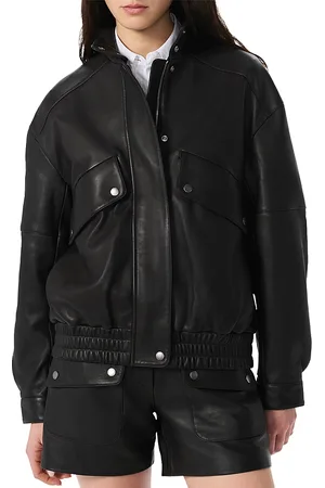 RAG&BONE Aria Leather Bomber Jacket