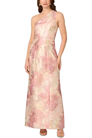 Aidan Mattox Printed Jacquard Gown