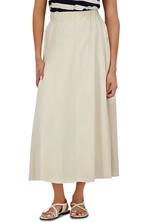 Point Linen Panel Skirt