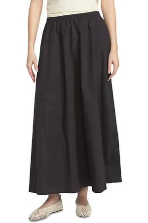 Point Poplin A Line Skirt